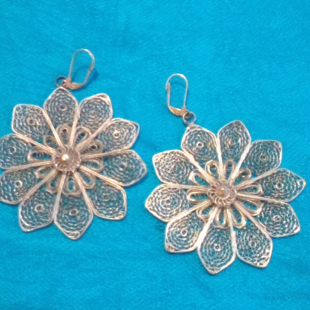 Vintage Flower Earrings